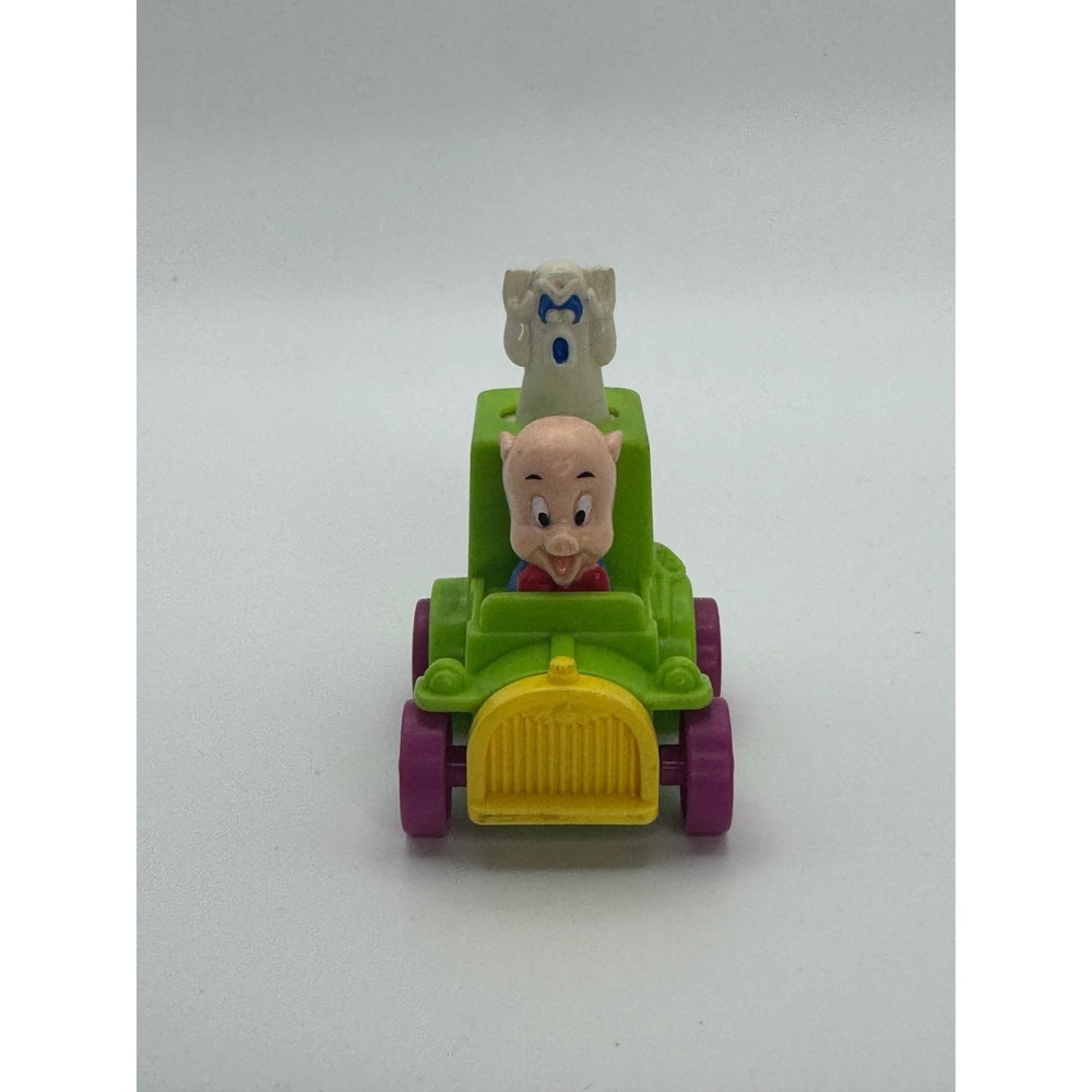 Vintage 1992 Looney Tunes Porky Pig Ghost Catchers Toy Car